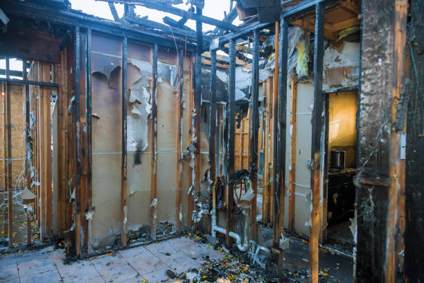 Professional Fire Damage Removal technician working in Wickliffe, OH